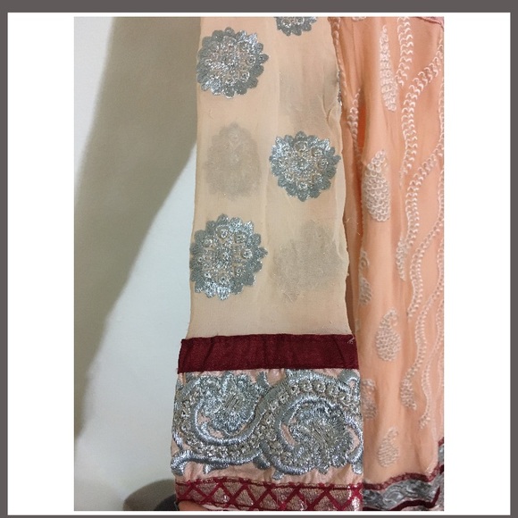 Indian embroidered Anarkali long dress small - Picture 5 of 6